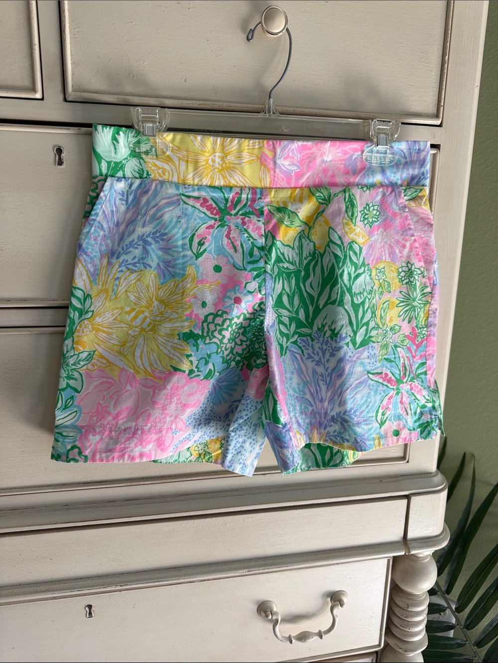 Lilly Pulitzer Alista Shorts in a "Multi Bright Delight Patch" floral pattern s